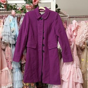 Boden Deep Purple Trench Coat